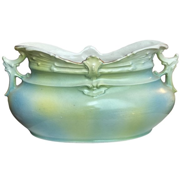 💕 SOLD 💕 ROYAL BRUXONIA Double-Handled Early 1900s ANTIQUE Swan Vase Austria - Picture 6 of 14